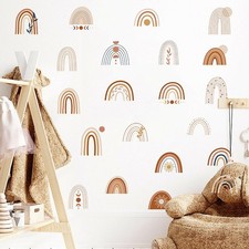 Rainbow Clouds Wall Sticker Odourless Hot Sale Easy To Apply