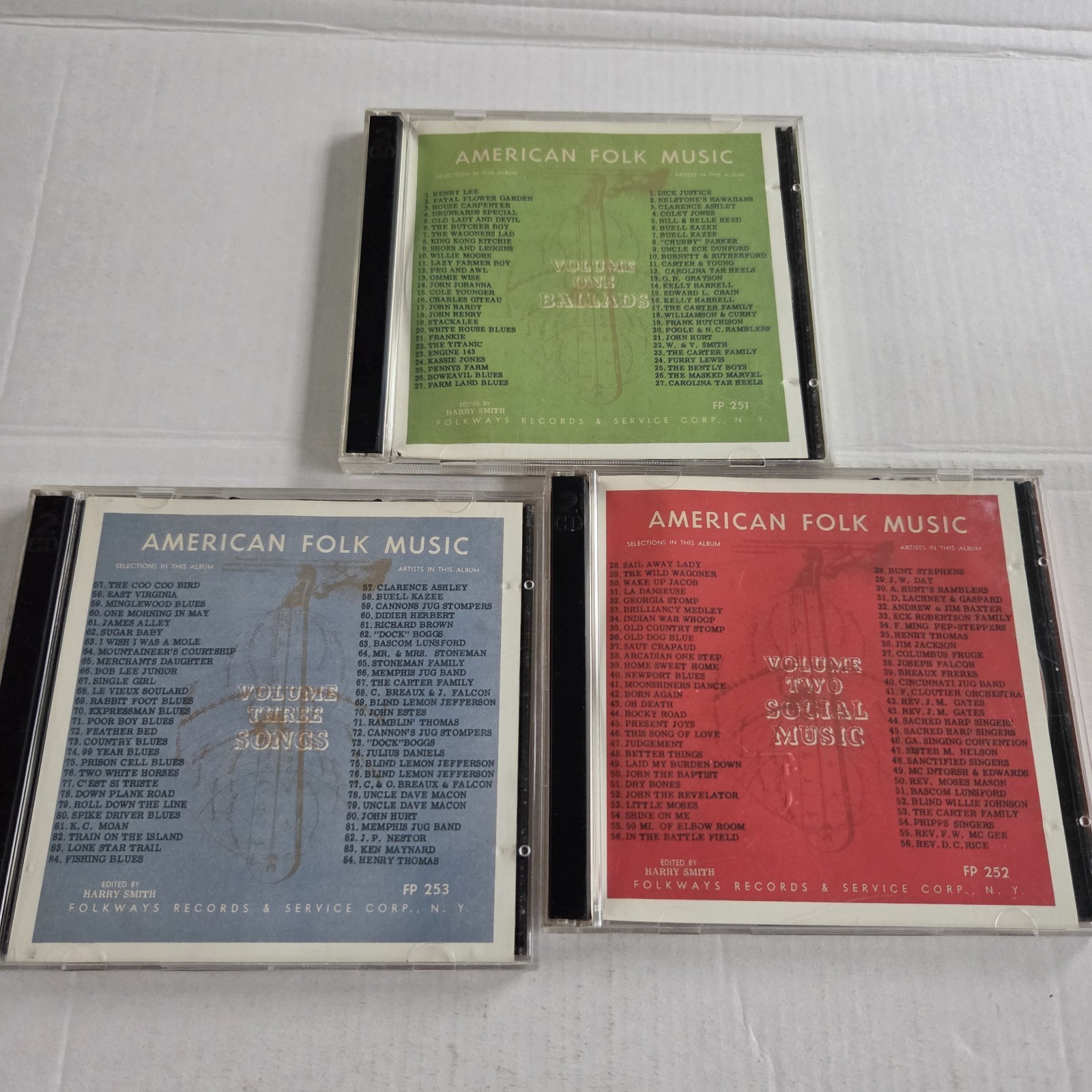 Anthology Of American Folk Music - Smithsonian Folkways - (6 Discs) - 1997