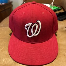 Washington Nationals New Era Hat Cap Vintage Wool 7 5/8