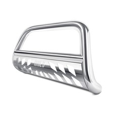 For Chevy Colorado 04-12 Aries 35-4010 3 Polished Bull Bar W Brushed Skid Plate