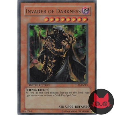 Yugioh Invader of Darkness TLM-ENSE1 Ultra Rare Limited Edition LP