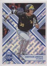 2018 Panini Elite Extra Edition Aspirations Blue 3/75 Greyson Jenista #48 hg6