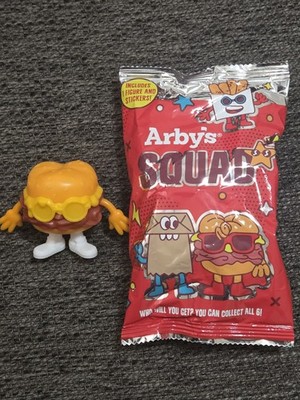 Arby's Kids Meal Toy 003 The Squad Figure 2026 & Stickers FREE SHIPPING
