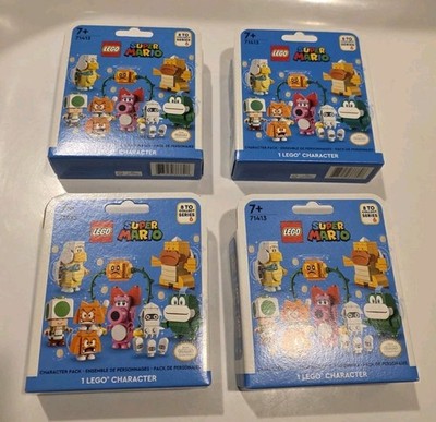 (4) Brand New Sealed LEGO Super Mario: Character Packs-Series 6 (71413)