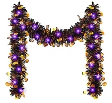 16.4 Ft Halloween Decorations, Tinsel Pumpkin, As the Picture Shown