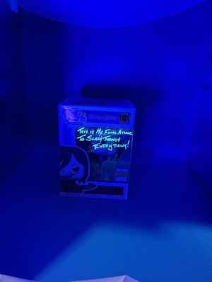 Justin Cook signed Jack from Black Clover Funko Pop shared Sticker JSA COA
