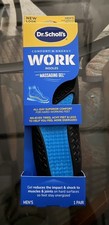 Dr Scholls Insoles Men WORK Massaging Gel Full Shoe Insole Sz 8-14 1 pair 