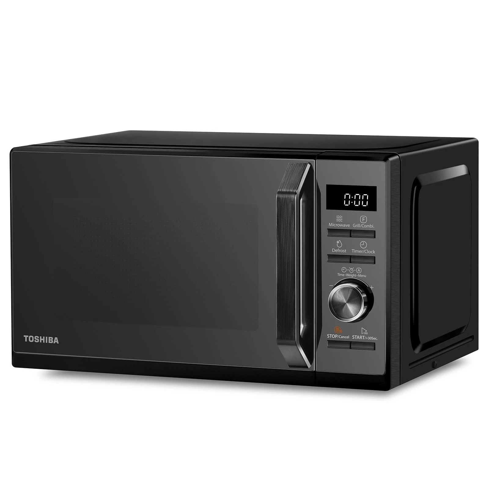Toshiba Black Microwave 20 Liter Digital 800W Microwave Oven with 1000W Grill