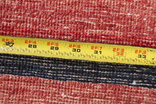 Handmade Multicolor Gabbeh Oriental Area Rug 5x8 Ft Striped Modern Wool Carpet - Picture 20 of 20