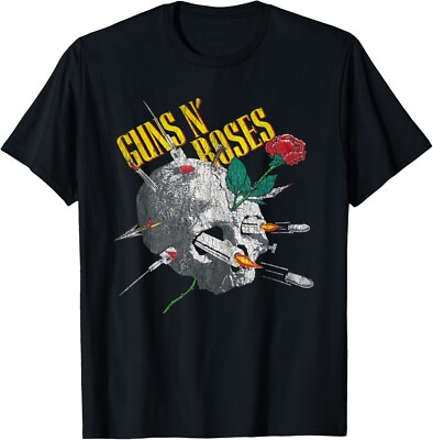 Guns N' Roses Official Needle Skull Vintage T-Shirt | eBay