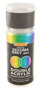 x2 - Doppel Acryl Hycote Toyota Lack Decuma Grey Metallic 150ml XDTY604