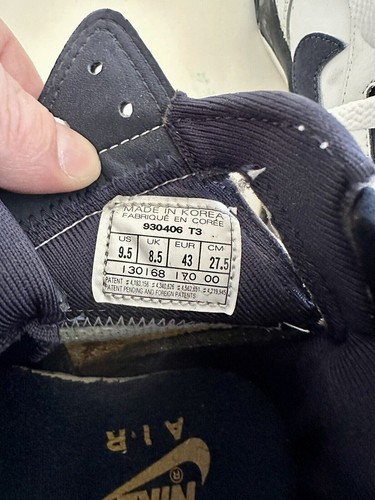 Baskets neuves vintage années 90 Nike Air Solo Flight Deadstock taille 9,5 chaussures homme 1990 - Photo 14/24