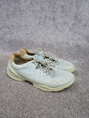 Ecco Shoes Womens Size 7 Us 38 Eu Biom Light Blue Leather