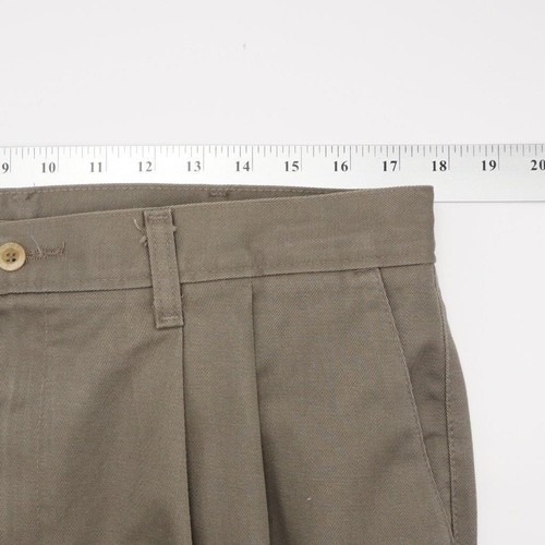 WRANGLER RUGGED WEAR Pleated Casual Chino Pants Brown Mens 36x32 - Picture 7 of 11