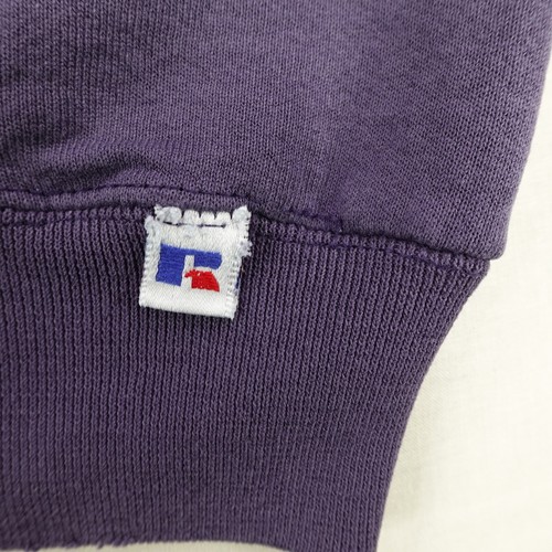 Vintage Russell Athletic Sweatshirt Mens XL Purple Crewneck Sweater 90s USA ^ - Picture 4 of 16