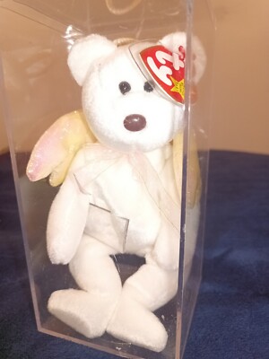 Collector/Investment Quality) Ty Beanie Baby Halo II Bear Brown