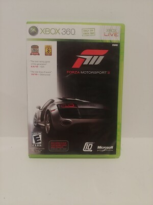 Forza Motorsport 3 (Microsoft Xbox 360, 2009)  Complete With Manual