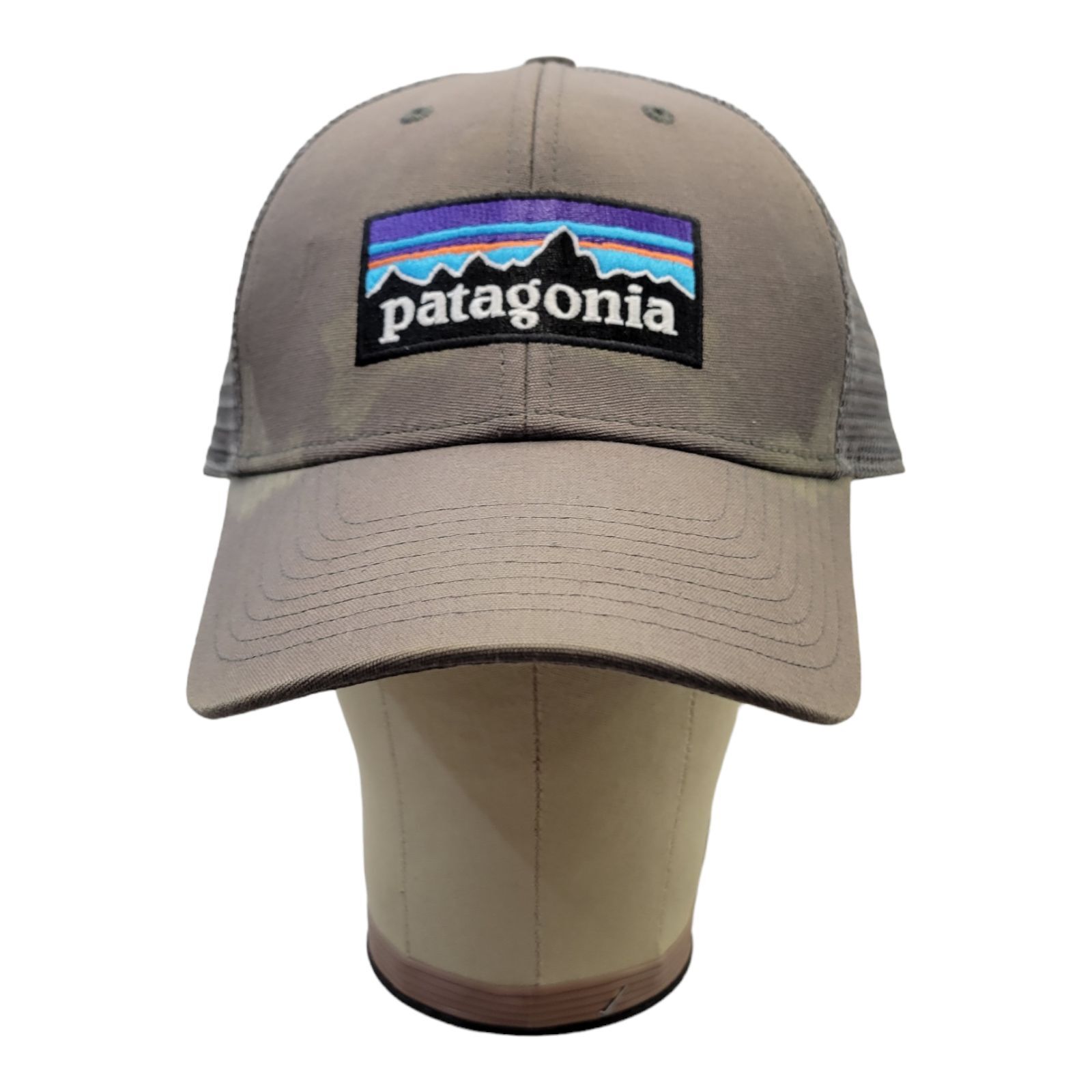 Patagonia Logo Patch Mesh Snapback Cap Trucker Gr… - image 5