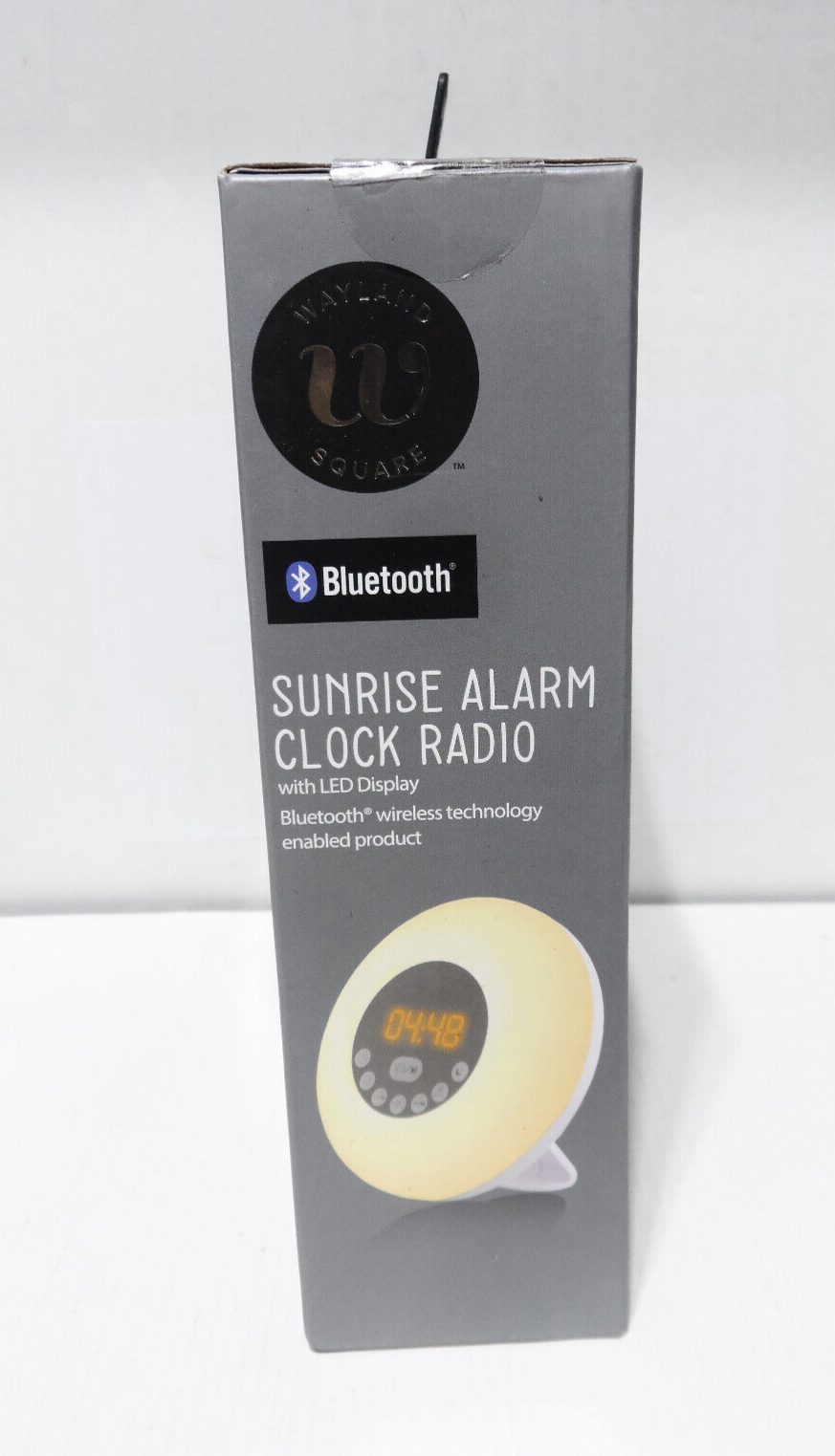 Wayland Square Sunrise Alarm Clock Radio Bluetooth Color Changing