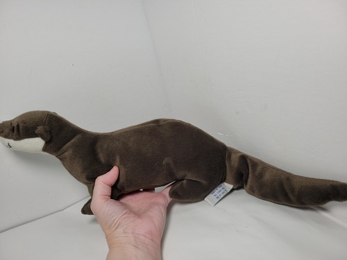 Vintage 19" Long Brown Otter Sea River Stuffed Plush Animal Roy by BJ Toy CO EUC - Picture 7 of 12