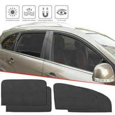 4 PCS Car Side Rear Window Screen Mesh Sun Shade Cover Privacy Sunshade Visor