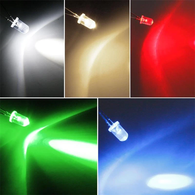 12 V LEDs 5mm wasser-klar, Leuchtdioden anschlussfertig an 12 Volt, LED 12V 5 mm - Bild 3 von 4