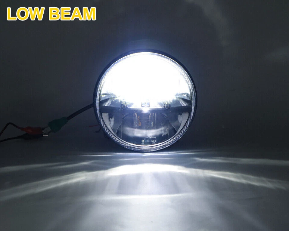 Par más brillante de faros LED redondos de haz alto/bajo de 7 pulgadas para Chevrolet Bel Air Foto 4 de 4