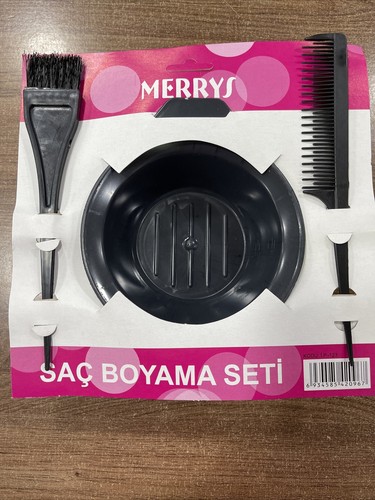 3Pc Brush And Bowl Set Hair Colouring Kit Dye Comb Mixing Kit Hairdressing GM138 - Picture 2 of 2