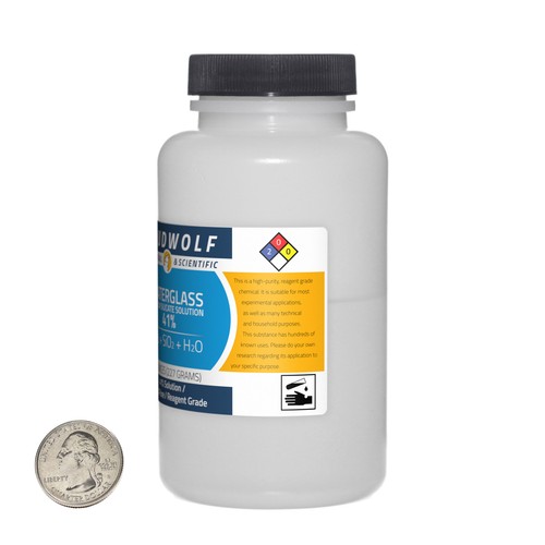 Sodium Silicate / 2 Pounds / 4 Bottles / 99.9% Pure Reagent Grade / 41% Solution - Picture 3 of 4