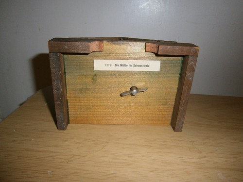Vintage Swiss Cuendet Chalet Spieluhr. Funktioniert.BESCHÄDIGUNG/FEHLT.12cm(E4) - Bild 7 von 7