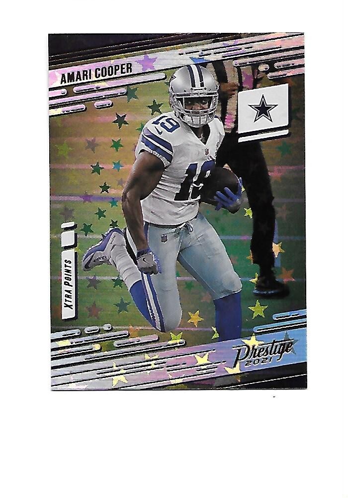 2021 PANINI PRESTIGE  Xtra Points Astral #7 AMARI COOPER  (Cowboys)