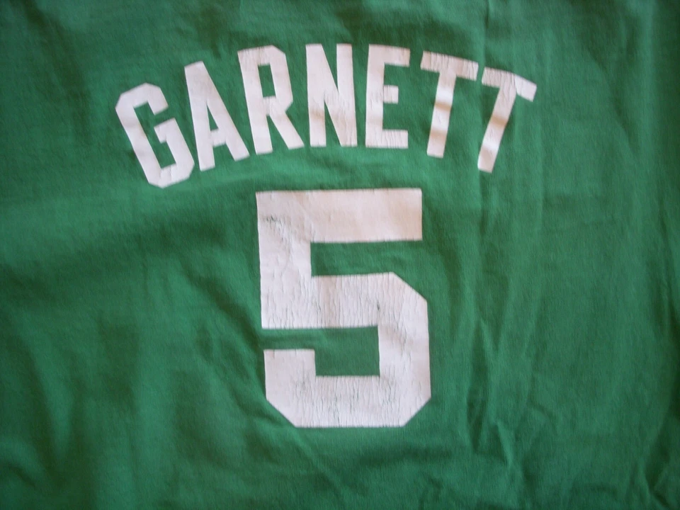 Camiseta DE COLECCIÓN Boston Celtics GARNETT #5 Juvenil 18/20 Manga Corta Foto 2 de 4