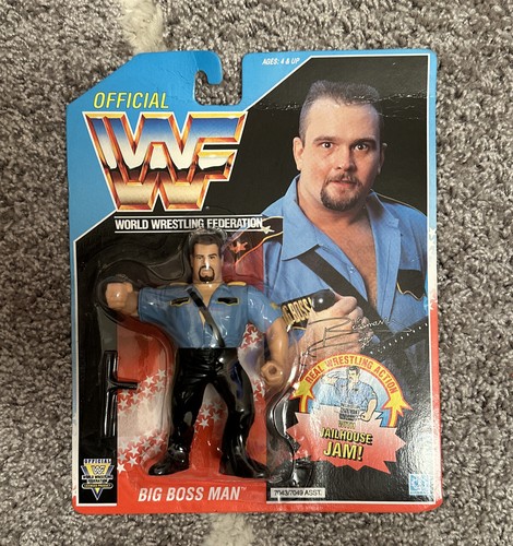 Big Boss Man WWF Hasbro 1991 Series 3 MOC - Wrestl...