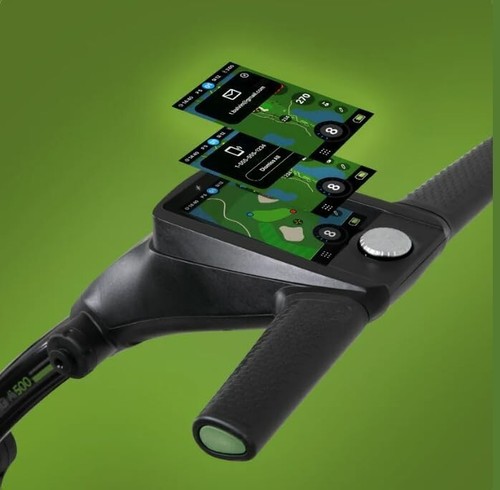 MGI Ai 500 Electric Assisted GPS Golf Push Cart with 40,000 Preloaded Courses - Picture 3 of 10