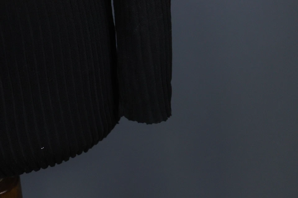 ISABEL ETOILE MARANT Black Long Sleeve Turtleneck Elegant Knitted Sweater Size L - Image 4 of 4