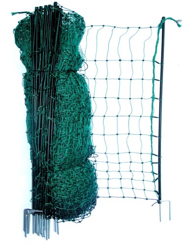 Hundezaun Agility Einzäunung Zaun Grün 50m Gartenzaun