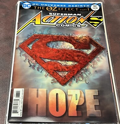 New! Action Comics-Superman-  The OZ Effect Part 1 Great Shape Lenticular Cover