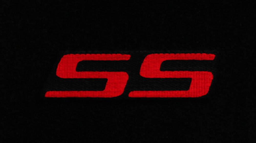 NEW Black Floor Mats For 2016-2024 Camaro - 4-Piece Set With Embroidered Red SS Logo 5 thumbnail image