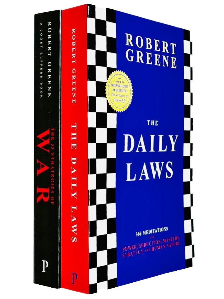 Robert Greene Collection 2 Books Set (The Daily Laws & The 33 Strategies of War)