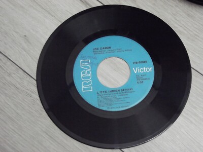 Joe Dassin L'ete Indien / Moi J'ai Dit Non Vinyl 7'' 45 RPM