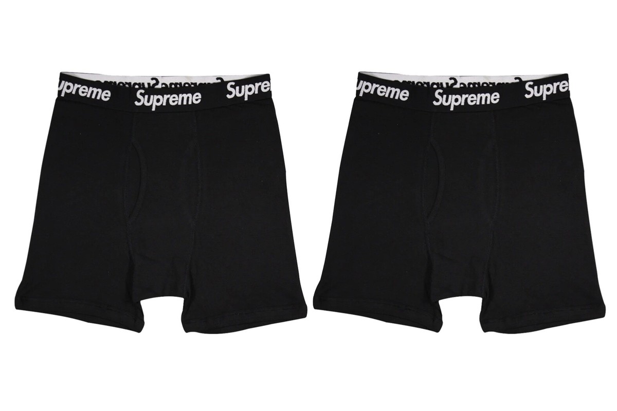 [Supreme×HANES] BOXER BRIEFS Black (L) Supreme®/Hanes® Boxer Briefs (4 Pack) - Shop - Supreme
