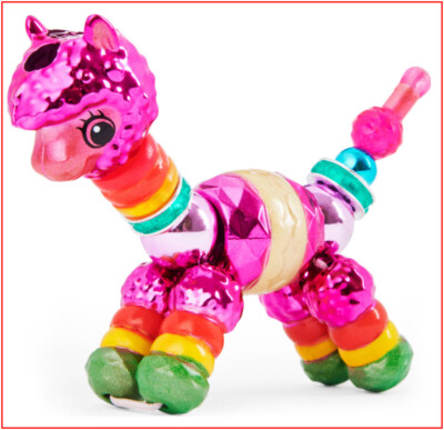 Twisty Petz Series 6 - Rainbow Metallic ALPHIA Alpaca Figure Bracelet  NEW 