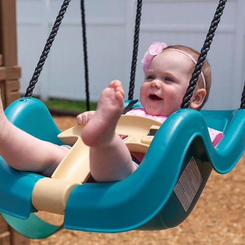 Comfortable Toddler Swing Seat with Harness - Fits Most Backyard Sets, Age 9M-3Y - Picture 6 of 8
