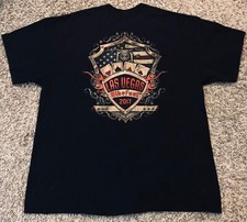 Las Vegas Bikefest 2017 Aces Wild Men's Black T-Shirt Size XXL