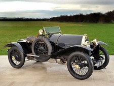 Cars 1912 bugatti type 18 black bess Desk Mat Stitched