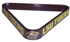 LSU Tigers BIlliard Triangle Pool Ball Rack