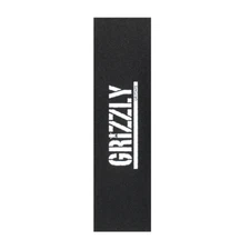 Grizzly Griptape Stamp Print Single Sheet 9"x33" - Black/White