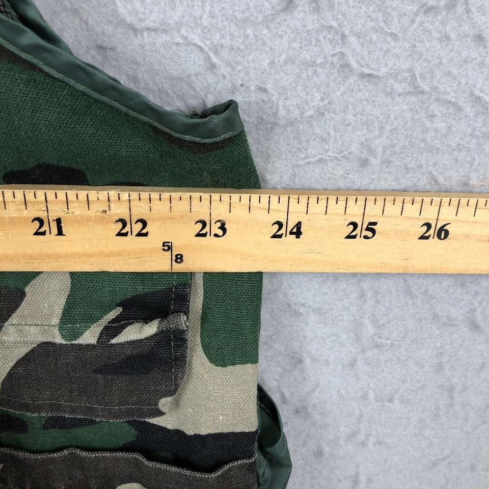 Vintage Game Winner Vest Adult XL Green Camouflage Camo Shooter Mens Hunter Duck - Image 3 of 4