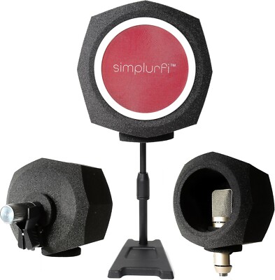Mic Isolation Ball -Home Recording Booth - microphone wind screen pop filter