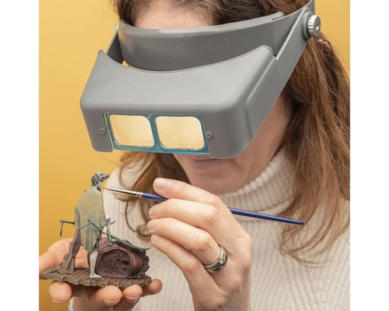 ModelCraft Visiera professionale con lenti di ingrandimento POP1765 modellismo - Immagine 3 di 4